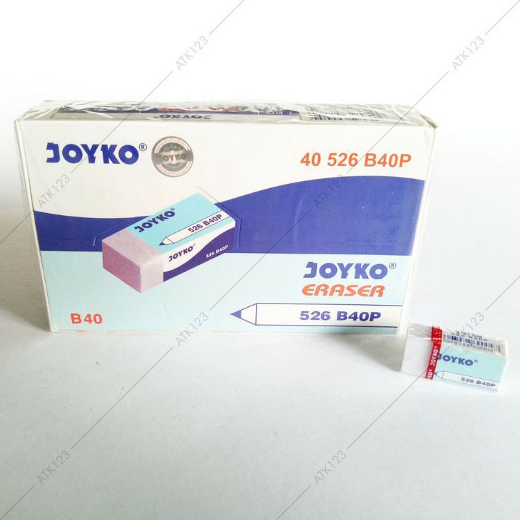 

KODE M15O Penghapus Pencil Joyko putih 526 b4 p tertera harga 1 pack isi 4