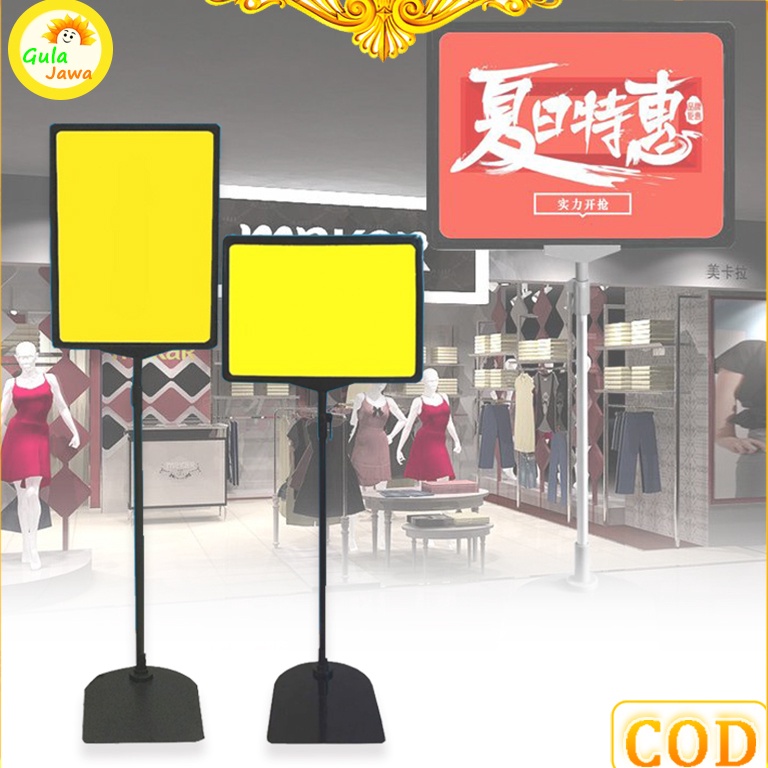

KODE X78Z Frame Poster Berdiri A4 Stand Frame Portable Frame Display Promo Price Tag Frame Promosi Toko Papan Promo