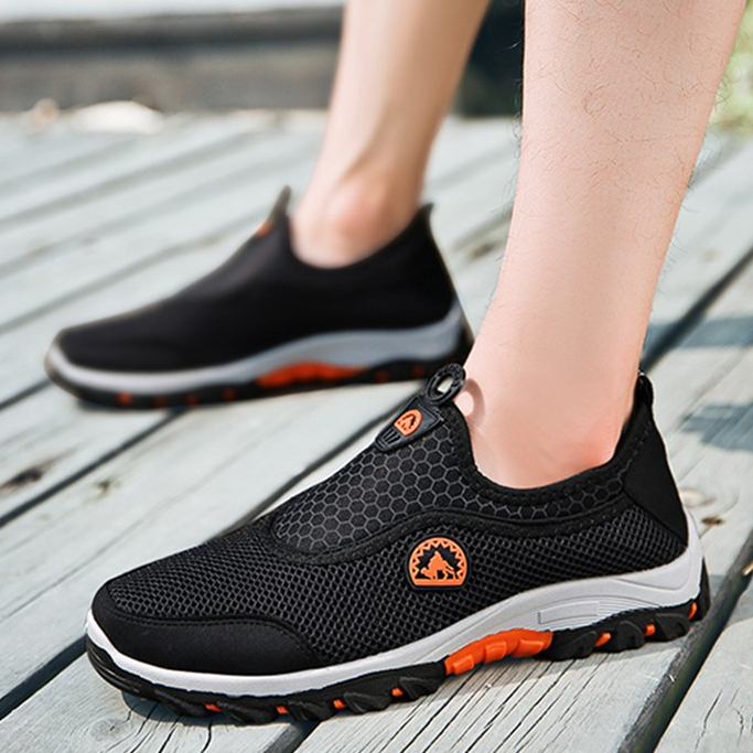 Slip On pria Sepatu Hiking Pria Outdoor Shoes Sepatu Gunung Slip On Olahraga Casual Import