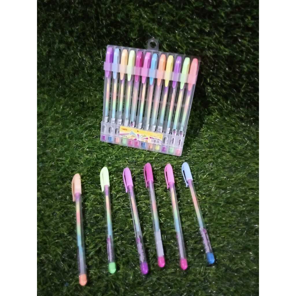 

Bolpoin Gliter Rainbow / Pulpen Gliter