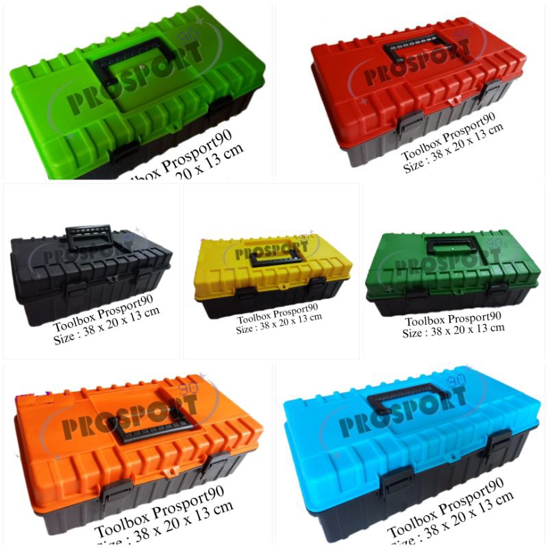Tool Box Kotak Perkakas Plastik Kotak Alat Multifungsi Besar Tool Kit Kotak Kuat Banyak Warna Alat T
