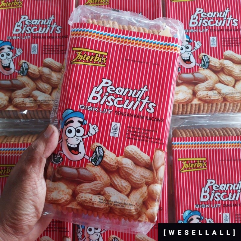 

Biskuit Kacang INTERBIS Peanut Biscuits 275 gr | 0031ECE