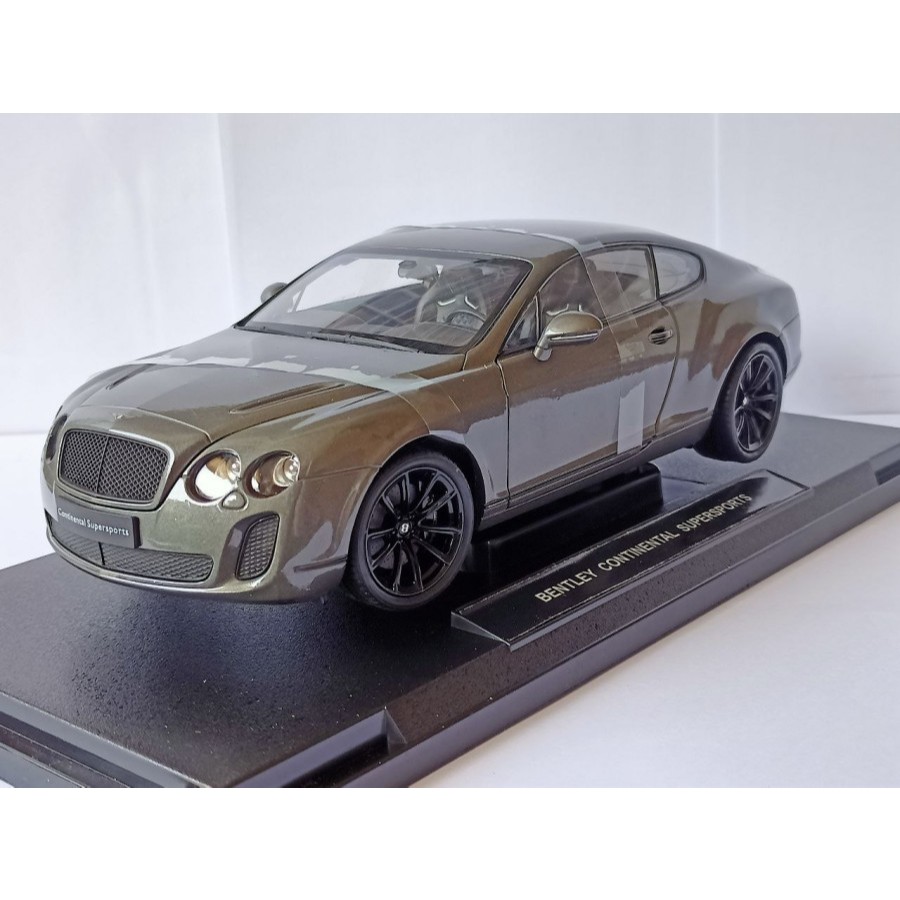 Diecast Mobil Bentley Continental Supersports grey Welly 1:18 murah