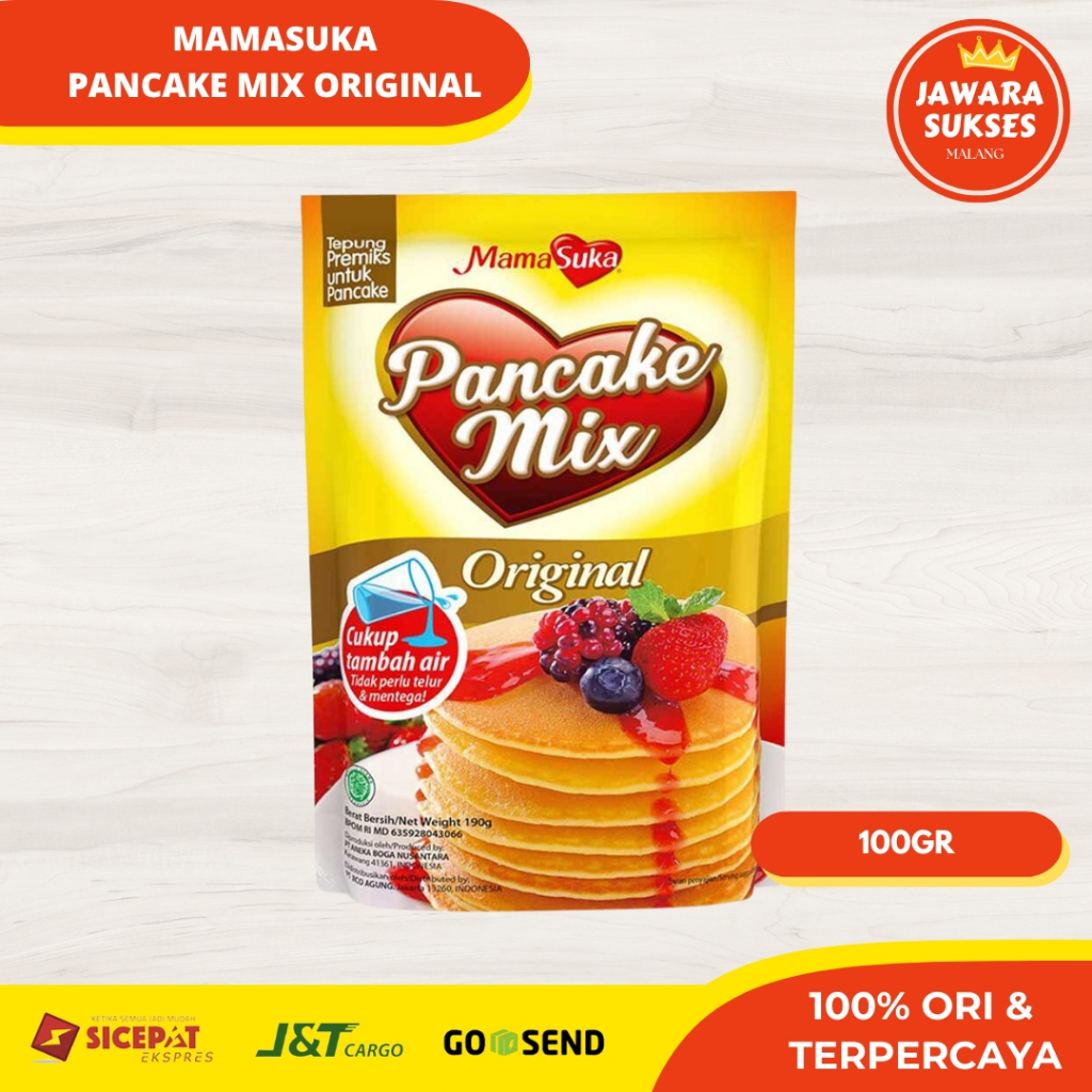 

190gr Mamasuka Pancake Mix Original | Mama suka Premix Pancake