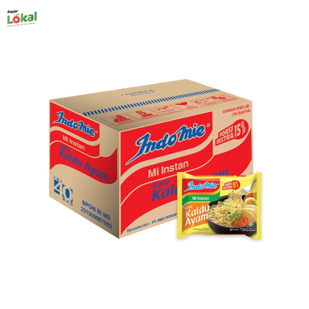 

Mie Instant Indomie Kaldu Ayam Dus Karton