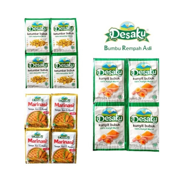 

DESAKU Bumbu All Varian Rasa Gorengan Marinasi Ayam Tempe Ikan Ketumbar Kunyit