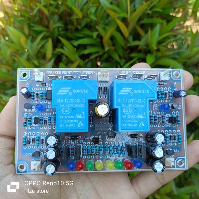 Kit speaker protektor stereo full fitur OCP sensor suhu/Anti konslet/Anti jedug+Led indikator protec