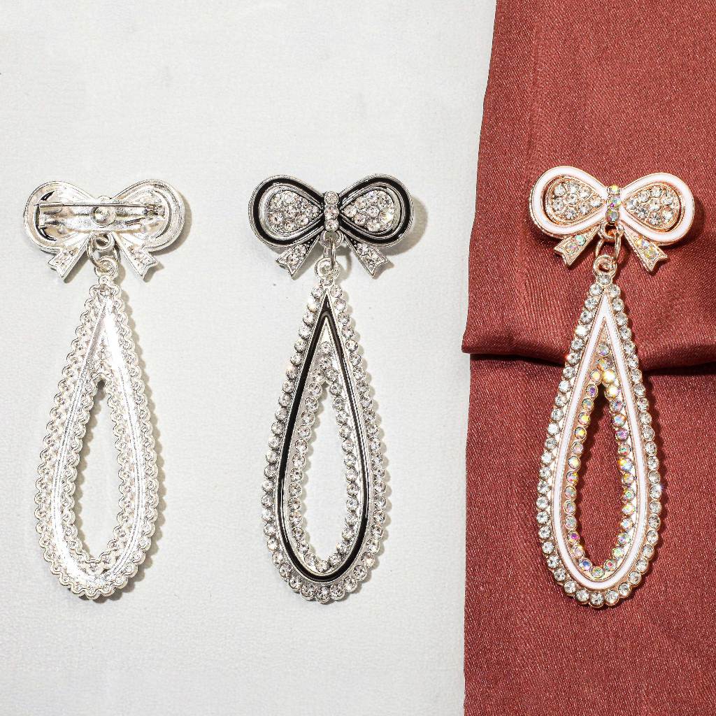 Bros Dagu / Jilbab / Hijab / Kerudung / Pashmina / Jurai Panjang / Gantung / Bros Peniti / 3 Model