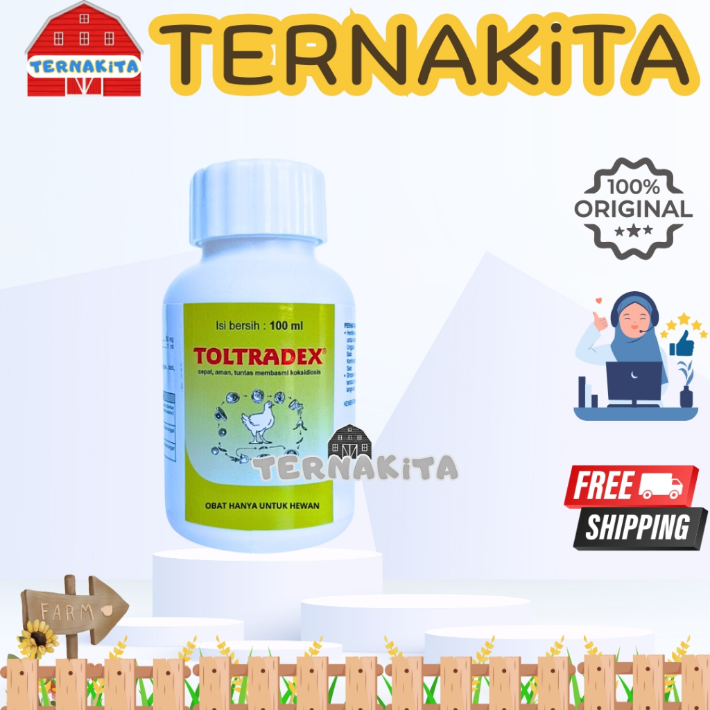 TOLTRADEX 100 ml MEDION - Obat Koksidiosis Koksidia Unggas Ayam Kelinci