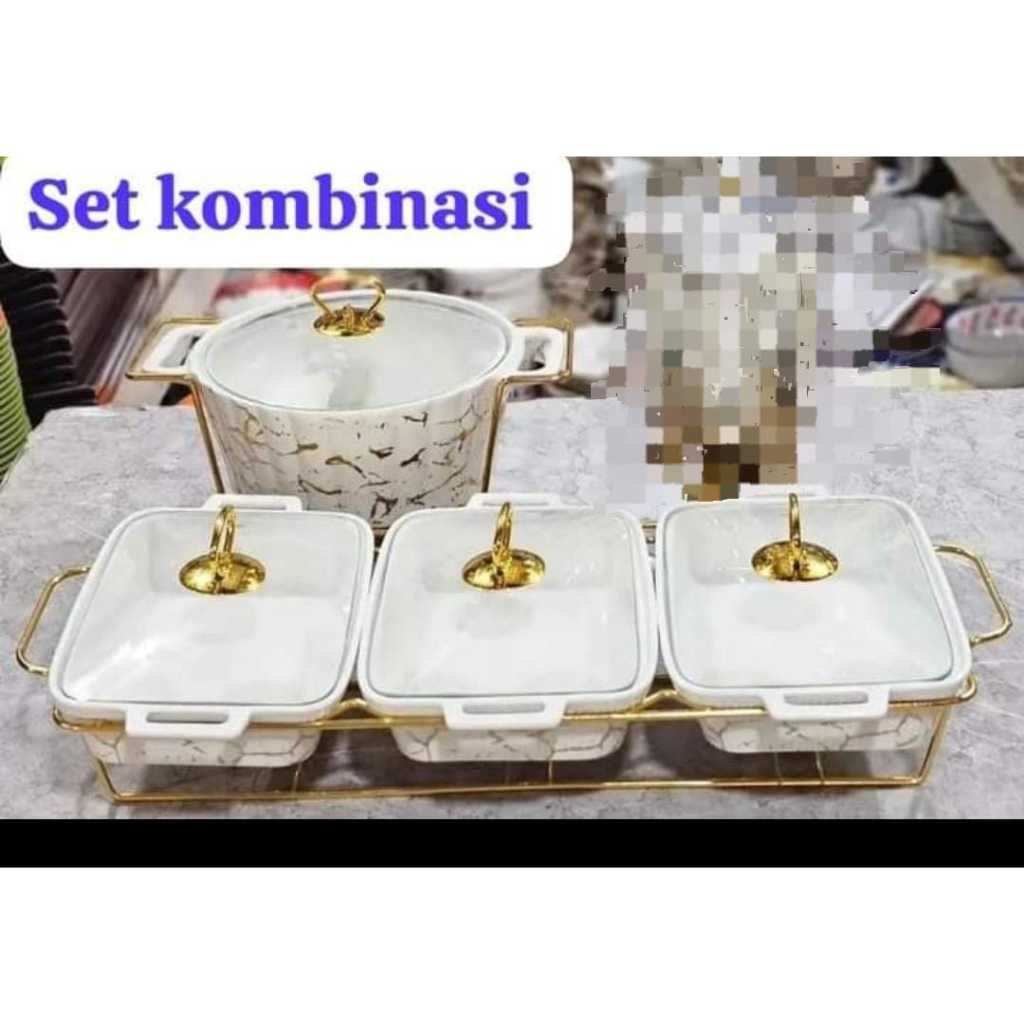 {Keramik Packing Kayu} Set Kombinasi Fiorenza Marble Putih