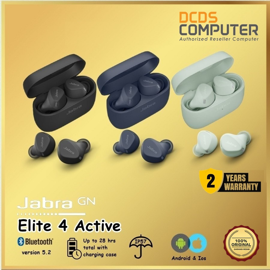 Jabra Elite 4 Active True Wireless Earbuds Earphone TWS Elite4