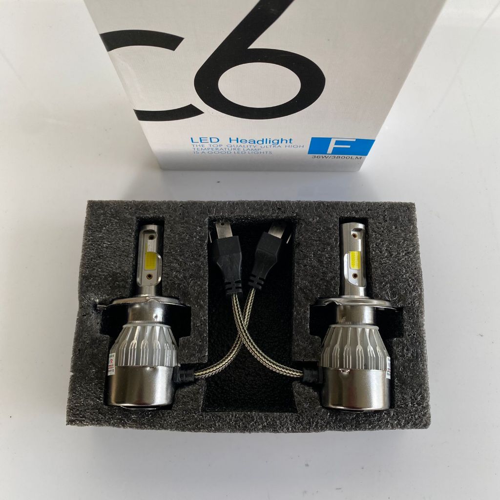 LAMPU LED HEADLIGHT UTAMA MOBIL C6 H4