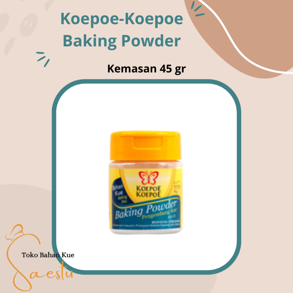 

KOEPOE KOEPOE BAKING POWDER 45 GR