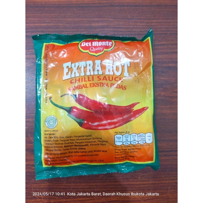 

DEL MONTE EXTRA HOT 24s 8 gr