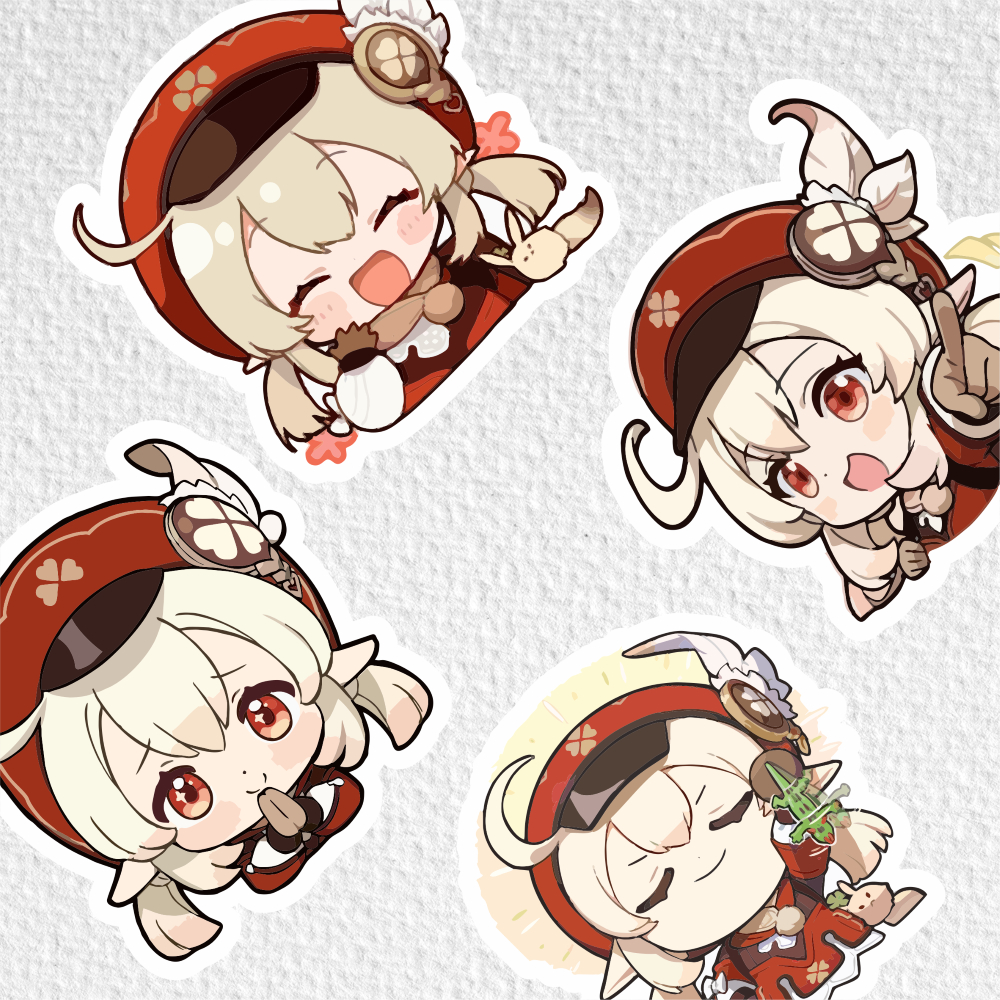 

[ VINYL & CHROMO 7 CM] cetak stiker Game/STIKER MURAH TEMA Ghensin impact [ KLEE ]/label stiker lucu/chibi stiker cute/klee ghensinimpact