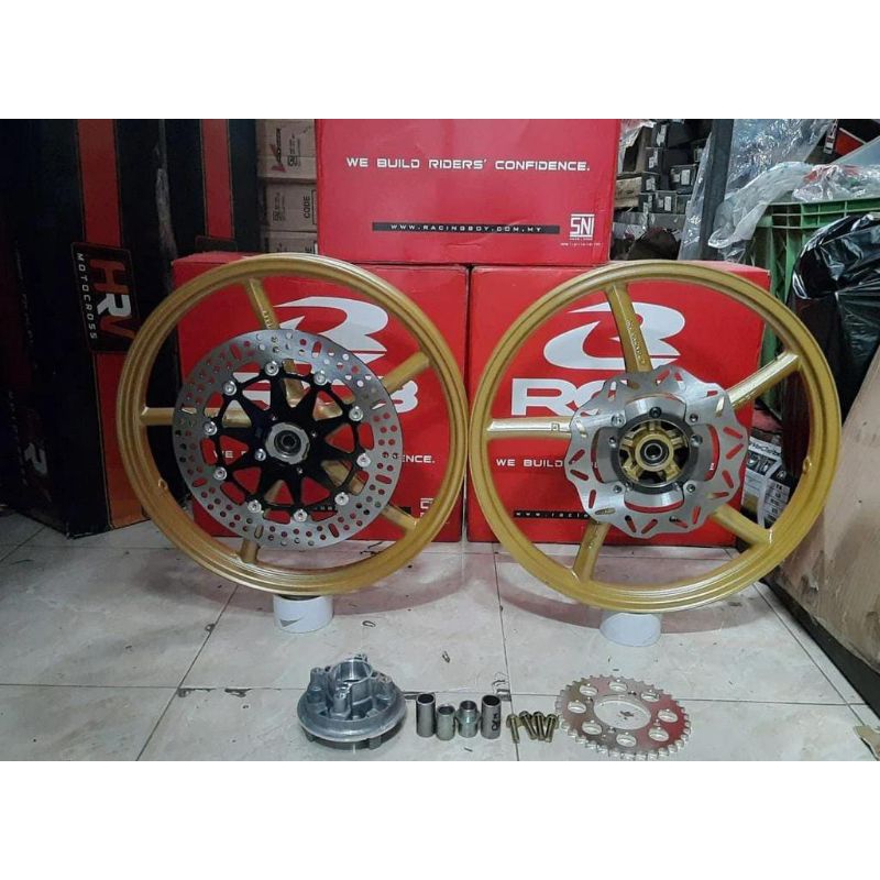 VELG SET/WHEELSET RCB ORIGINAL PNP CRF 150