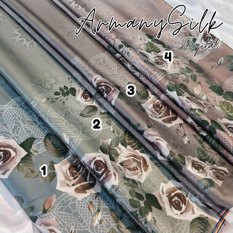 armany silk digital 1.5 meter / armani print digital / armani silk / armany silk meteran / kain mete