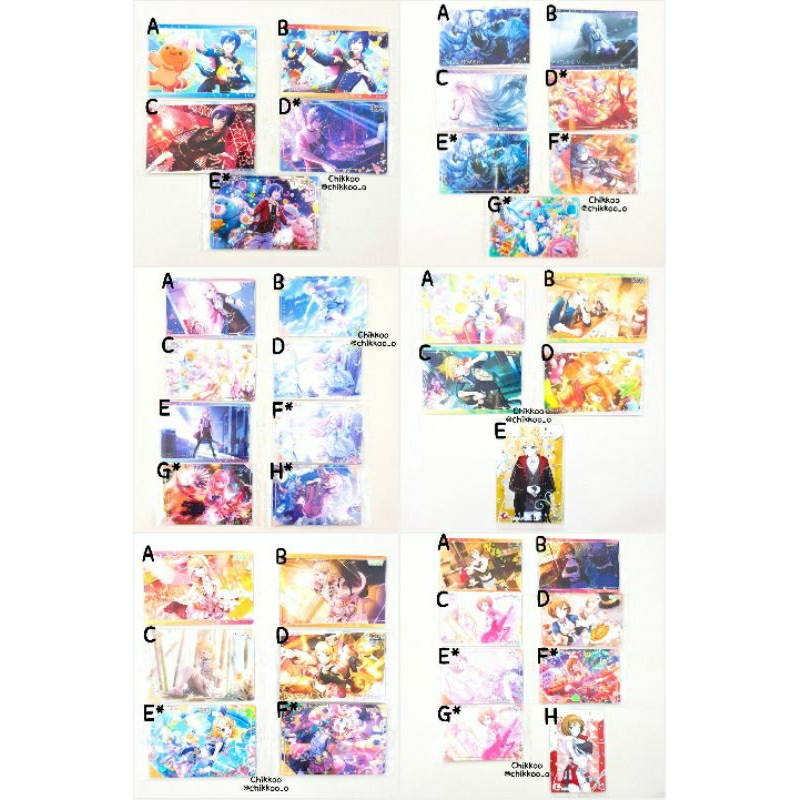 Project Sekai Wafer Card Virtual Singer