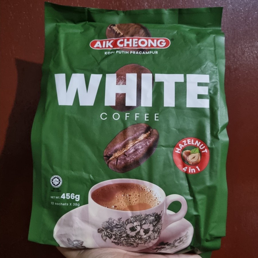 

aik cheong 4 in 1 white coffee hazelnut