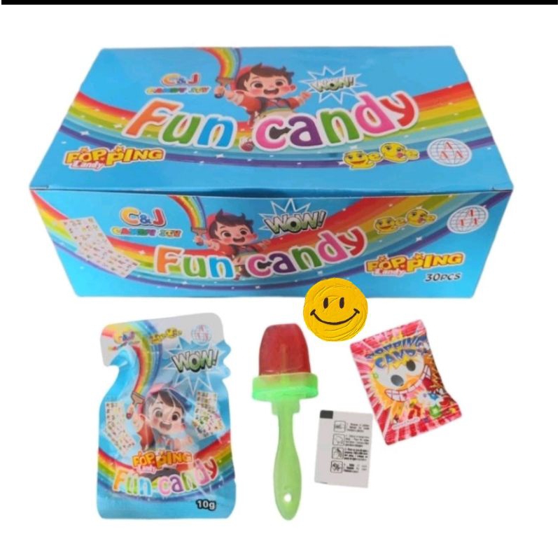 

C&J FUN CANDY POPPING BOX ISI 30