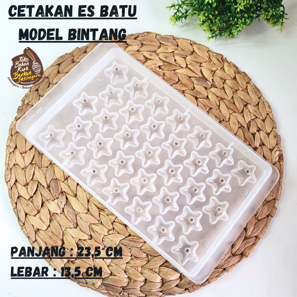 CETAKAN ES BATU MODEL BINTANG / CETAKAN ES BATU / CETAKAN JELLY