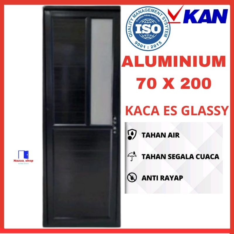 PINTU KAMAR MANDI ALUMINIUM EDISI WARNA HITAM + PINTU KAMAR MANDI ALUMINIUM KACA ES GLASSY + PINTU KAMAR MANDI ALUMINIUM TERBARU + PINTU KAMAR MANDI ANTI KARAT DAN ANTI RAYAP