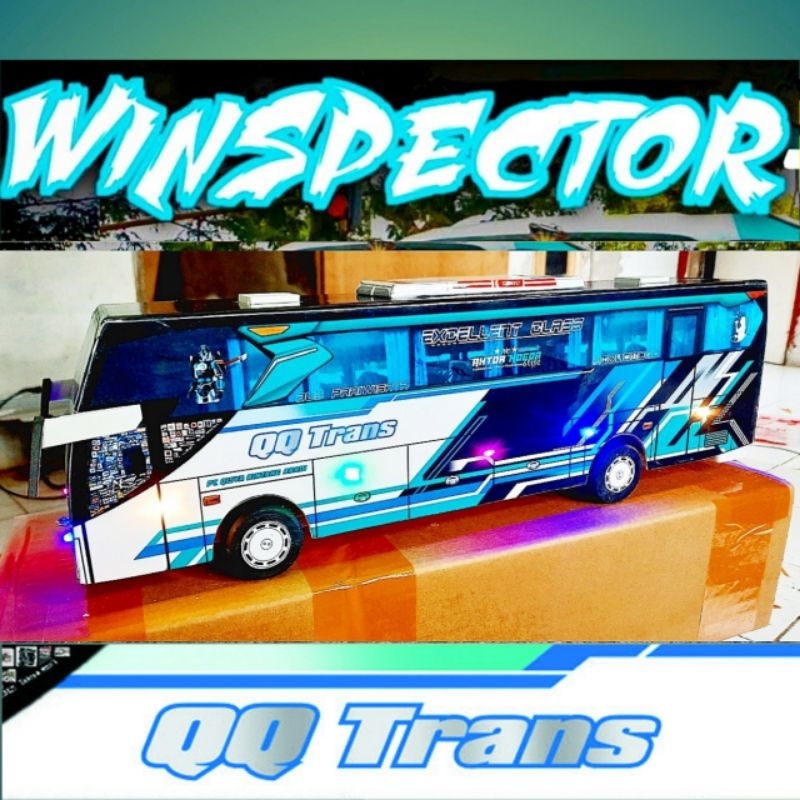 Mainan Miniatur Bus Indonesia