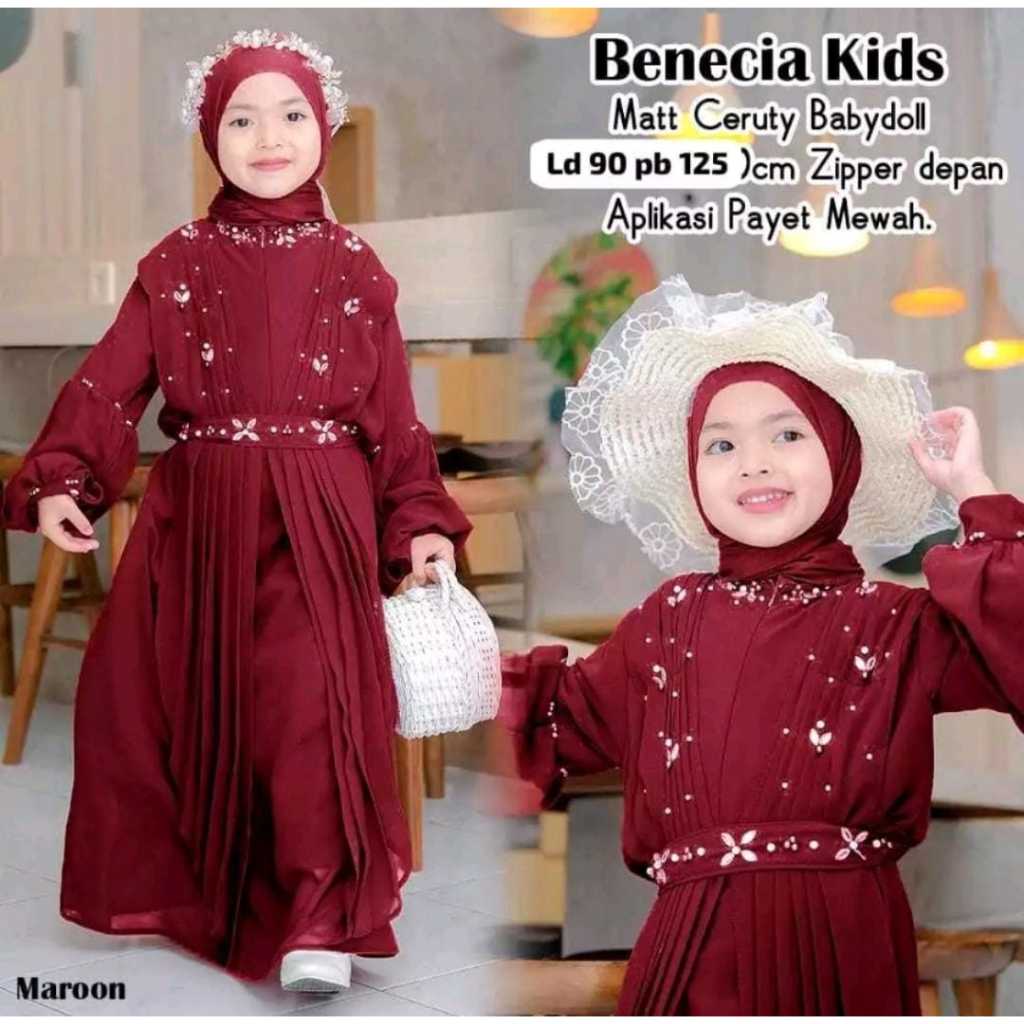 BENECIA DRESS KIDS PAYET PESTA