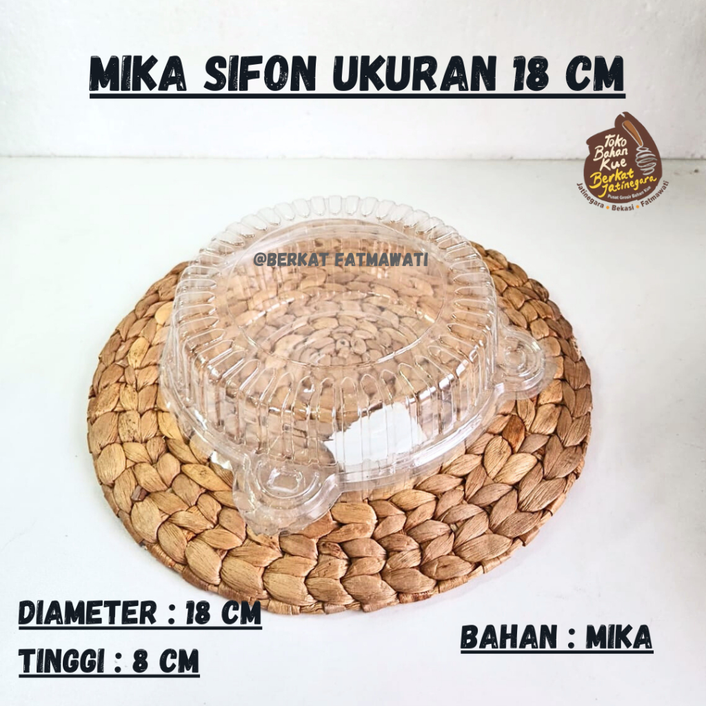 BOX MIKA SIFON / MIKA SIFON BEBERAPA UKURAN / MIKA BULAT / PCS
