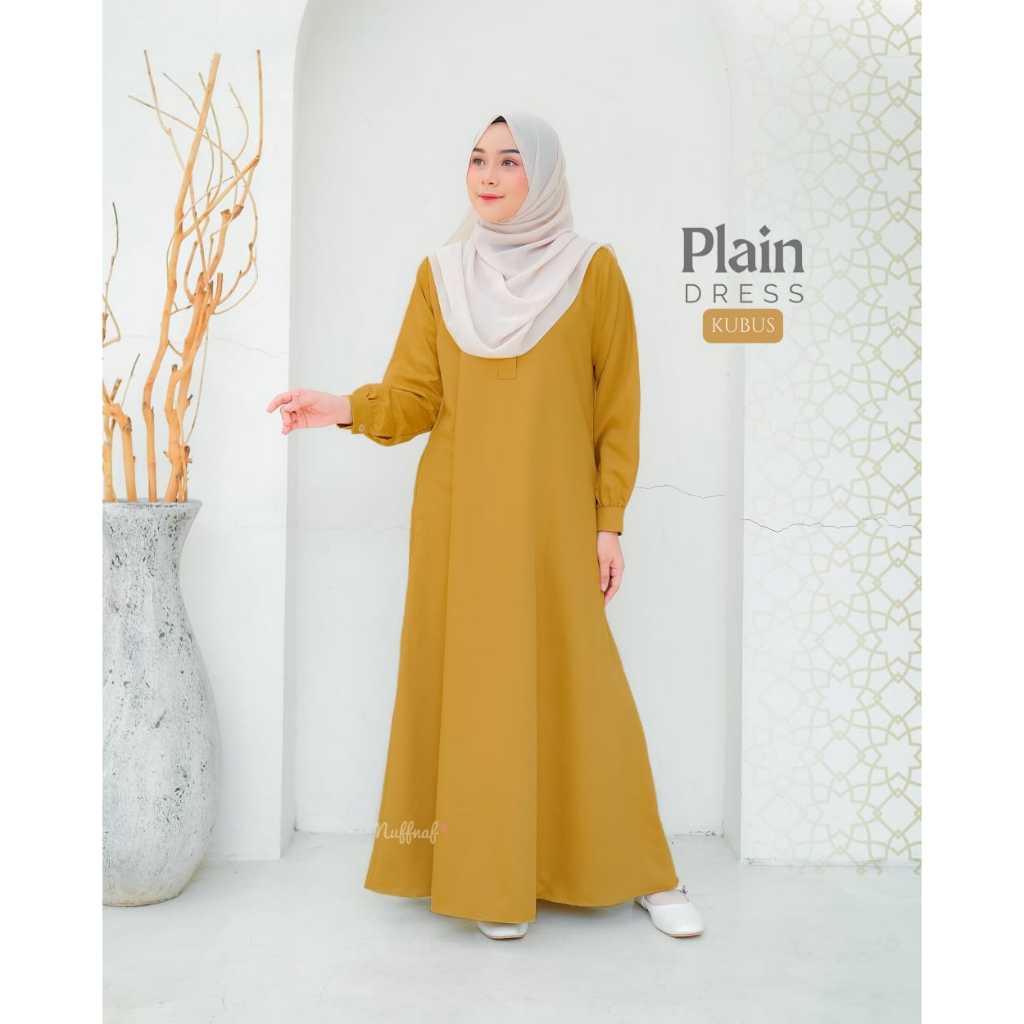 NUFFNAF PLAIN DRESS TOYOBO KUBUS AUTHENTIC