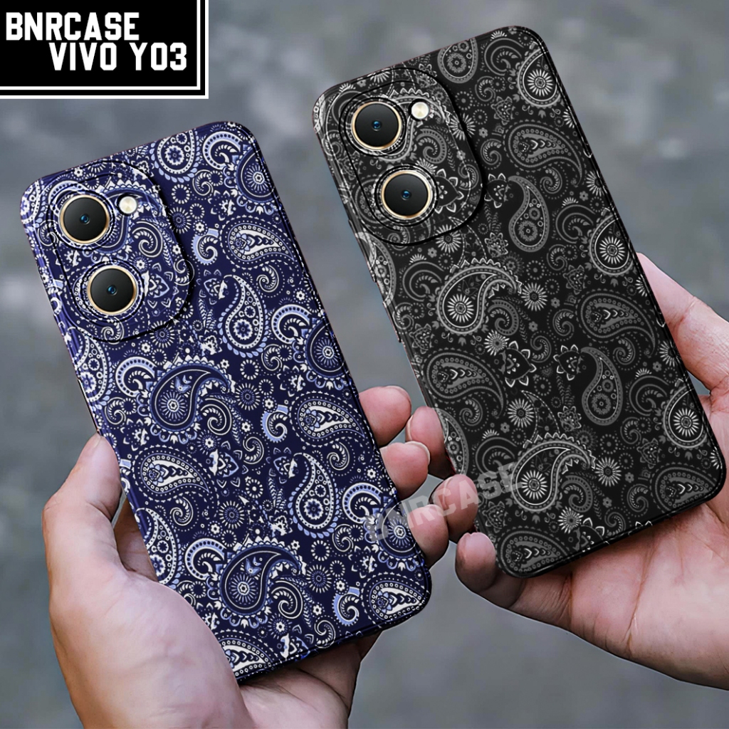 CASING VIVO Y03 GAMBAR BATIK SOFTCASE HARDCASE HANDPHONE BNRCASE [EL36]