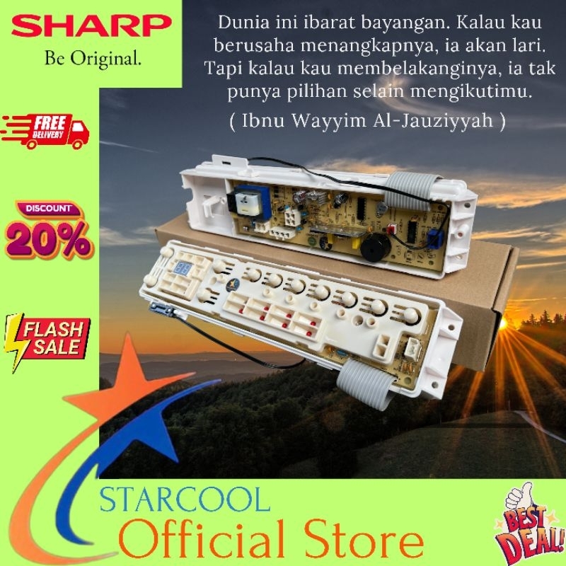 SHARP, ES-M8000T Modul pcb mesin cuci Top Loading