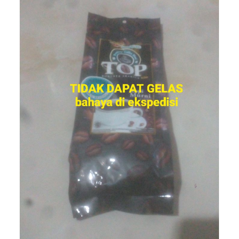 

Top coffee murni 150 gram kopi saja tanpa gelas