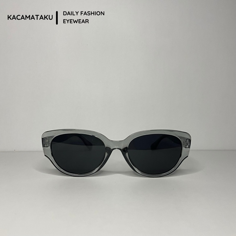 Kacamataku - Kacamata Fashion Cat Eye Frame Bingkai Titik Dua