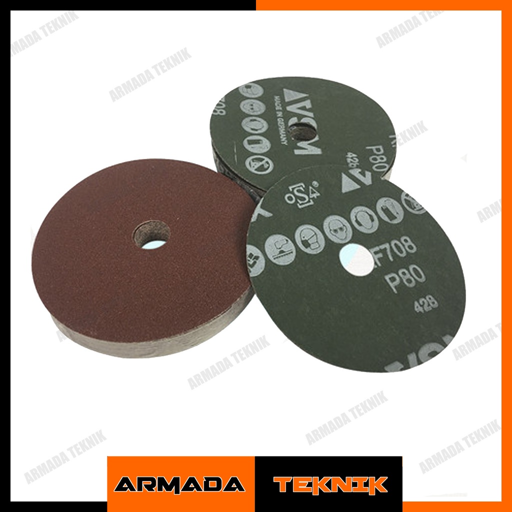 Sanding Disc 4″ Amplas Tempel Bulat 80 100 120