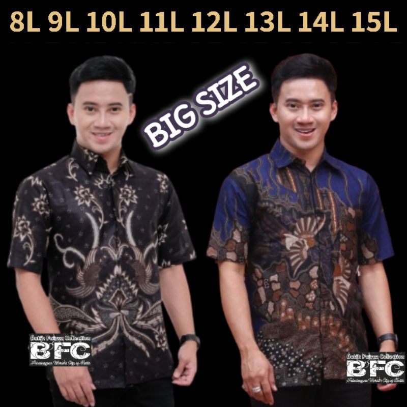 Kemeja Batik Jumbo Batik Pria Super Jumbo BIG SIZE | Kemeja Batik Jumbo | Kemeja Atasan Batik BESAR