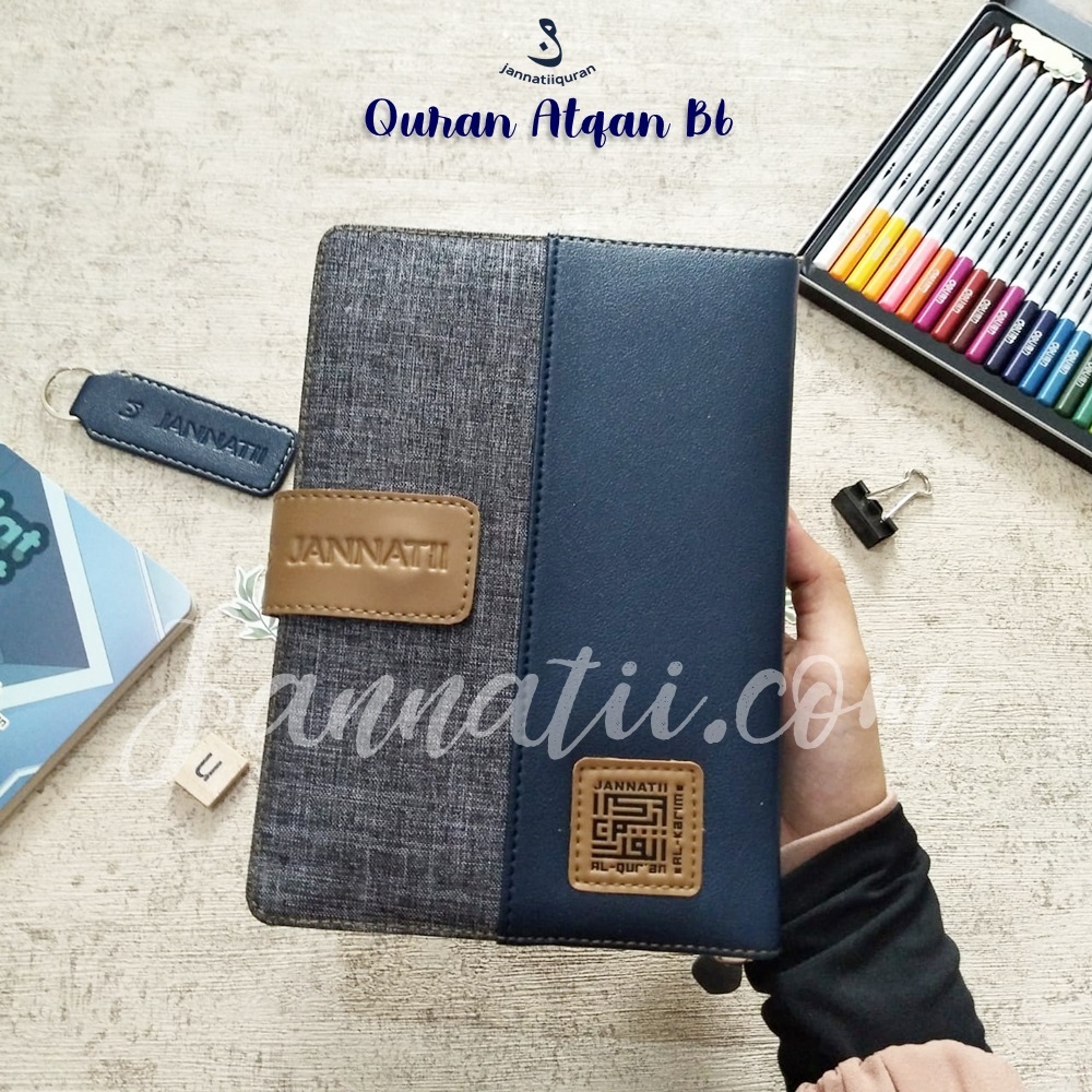 [PAKET LENGKAP] Al-Quran Latin ATQAN B6 (14 x 20 cm) - BONUS Tasbih Digital + Buku Doa Pagi Petang A