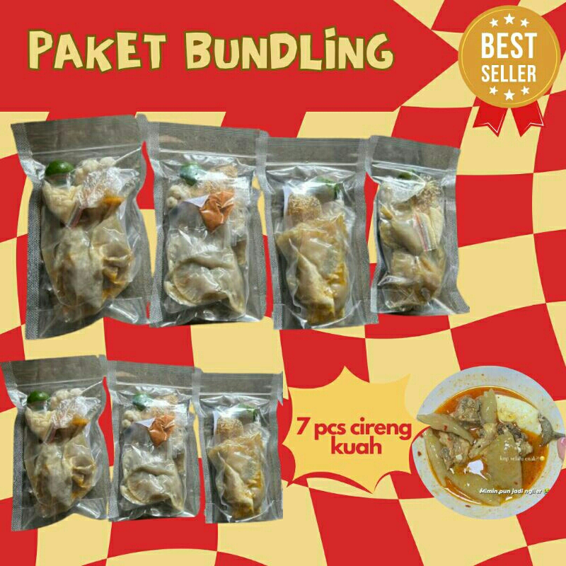 

Cireng kuah 7bungkus kuah pedas segar (paket usaha)