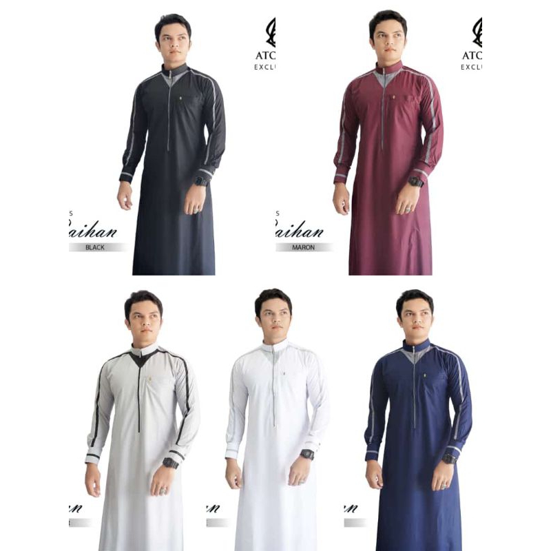 NEW ARRIVALGAMIS JUBAH THOBE RAIHAN BY ATQIYA EXCLUSIVE/GAMIS PRIA KREN / JUBAH PRIA TERLARIS