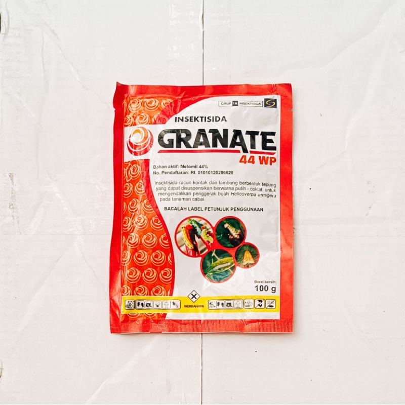 INSEKTISIDA GRANATE 44 WP 100 GR - PENGENDALI HAMA PENGGEREK BUAH DAN KUTU DAUN
