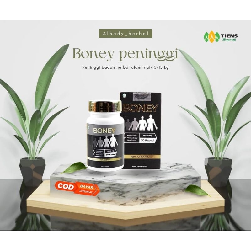 Boney peninggi badan herbal alami 100 % original