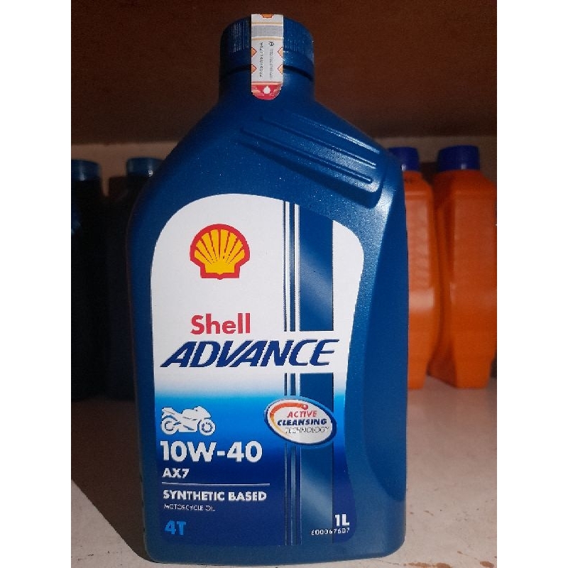 Oli Shell ADVANCE AX7 4Tak  10W-40