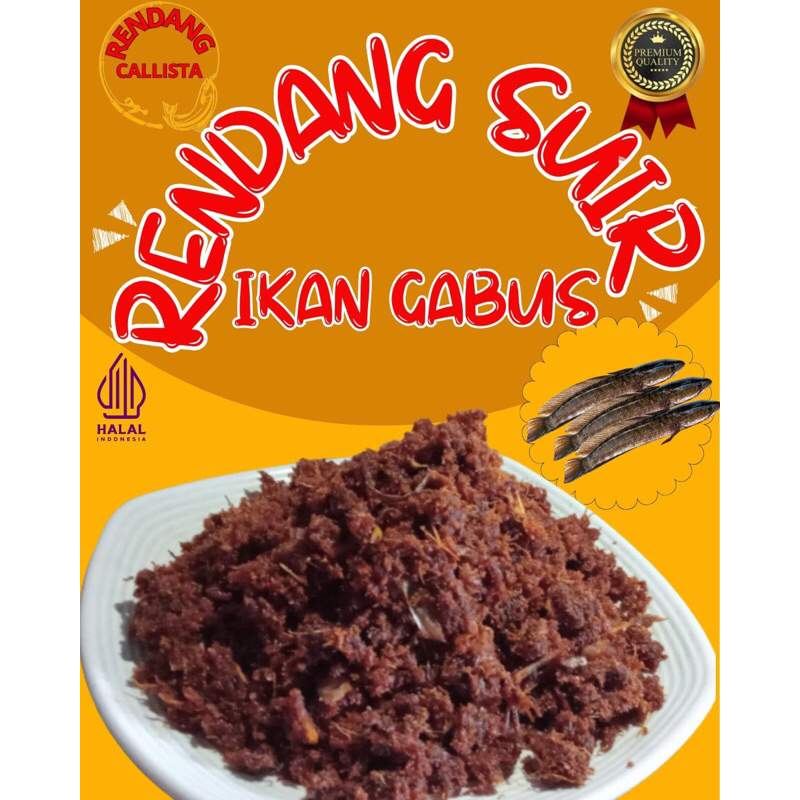 

Rendang Suir Ikan Gabus