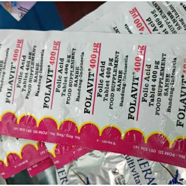 folavit 400mg strip