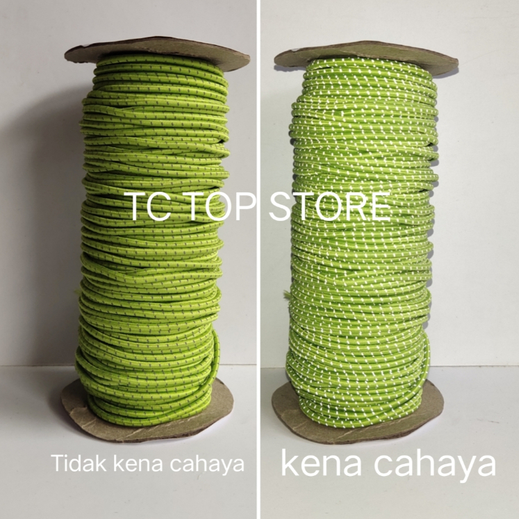 

YEN Tali Karet Reflektif 3 mm (50 Mtr) / Tali Elastis 3mm / Tali String