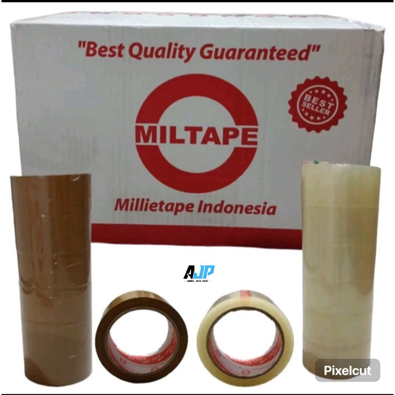 

LAKBAN BENING & COKLAT 45MM X 100 YARD KUALITAS LENGKET BAGUS