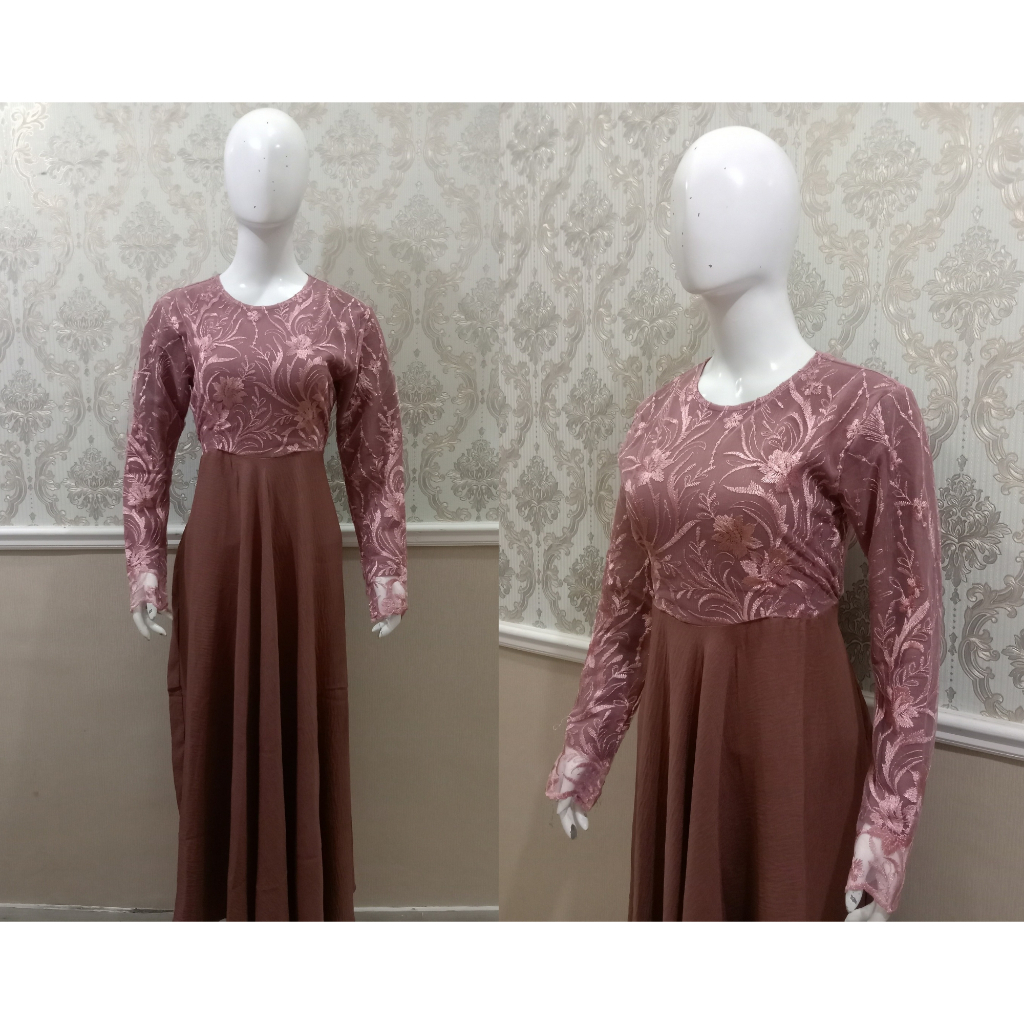 Kebaya gamis wanita//dress wanita//gamis kebaya modern//kebaya wisuda//kebaya remaja//kebaya pesta