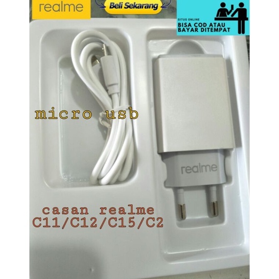 Keluaran Terbaru Charger Realme Original C2C355i5proC11C12C15 Casan Realme Micro USB Charger realme 