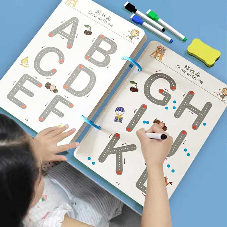 

JUALSERBAADA18Buku Edukasi Dini Belajar Menulis Dan Menggambar Anak Mainan Untuk Perkembangan Otak Anak Early Learning Education Book For Kids KODE D6C1