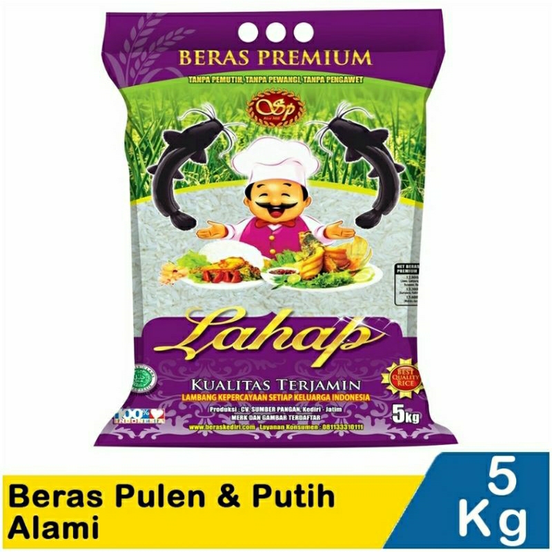 

Lahap Lele Beras Pulen dan Putih Alami 5 kg